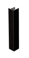 Заглушка для пластикового цоколя 426A, Н=100, цвет черный матовый nero 426A-97-706SF