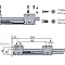 655-8F61-185-00 Выдвижной ящик Tekform Slimline Tacto DW100 400 мм, антрацит