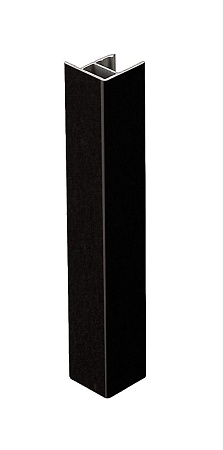 Заглушка для пластикового цоколя 426A, Н=100, цвет черный матовый nero 426A-97-706SF